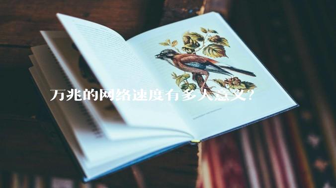 万兆的网络速度有多大意义？